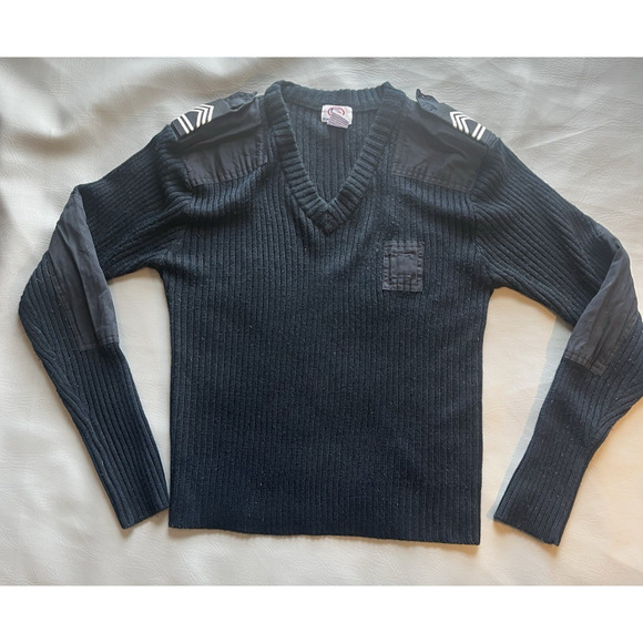 2 VTG Sweaters: Brigade Quartermasters Wooly Pully Sz 44 | First Class Acrylic - Picture 8 of 14